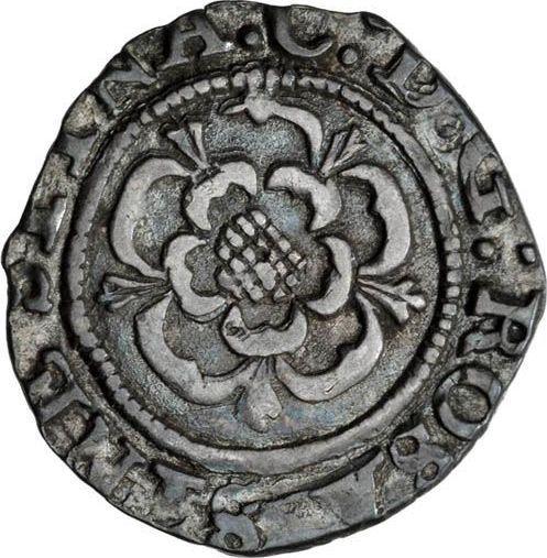 Avers 1 Penny Ohne jahr (1625-1642) "Rose" Es ist ein Umriss - Silbermünze Wert - Großbritannien, Karl I