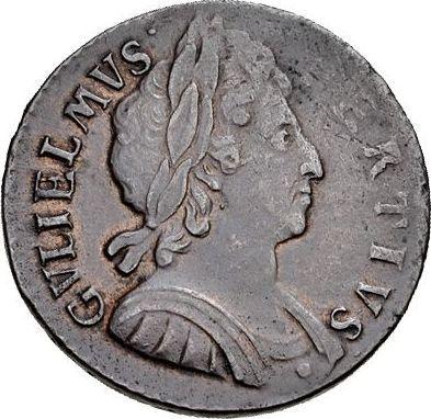 Obverse Halfpenny 1697 -  Coin Value - United Kingdom, William III