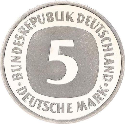 Avers 5 Mark 1993 D - Münze Wert - Deutschland, BRD