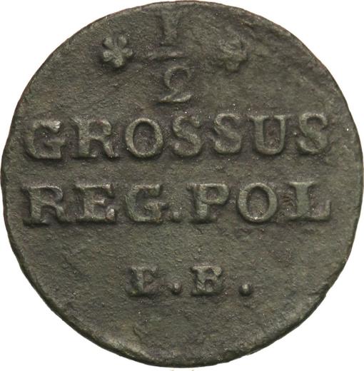 Reverse 1/2 Grosz 1777 EB -  Coin Value - Poland, Stanislaus II Augustus