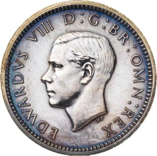 Avers Probe 3 Pence 1937 HP - Silbermünze Wert - Großbritannien, Eduard VIII