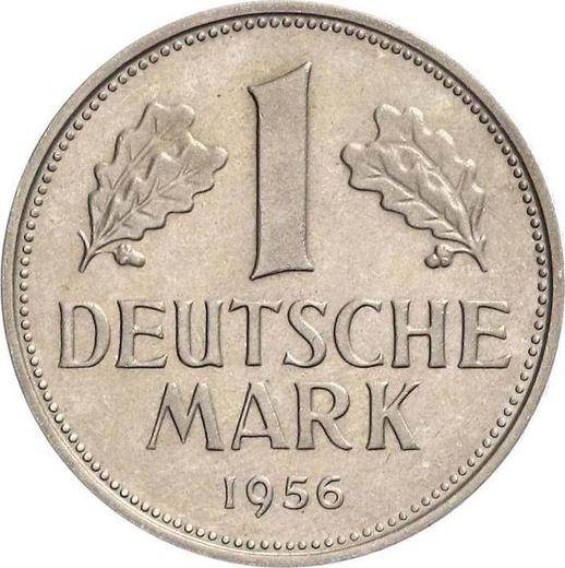 Obverse 1 Mark 1956 F -  Coin Value - Germany, FRG