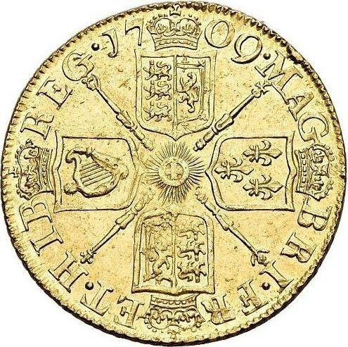 Reverse Guinea 1709 "Second draped bust" - Gold Coin Value - United Kingdom, Anne