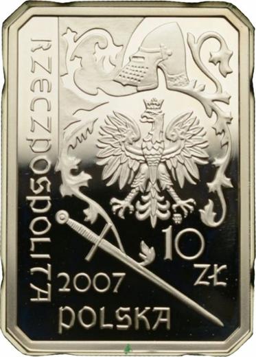 Avers 10 Zlotych 2007 MW "Berittener Ritter" - Silbermünze Wert - Polen, III Republik Polen nach Stückelung