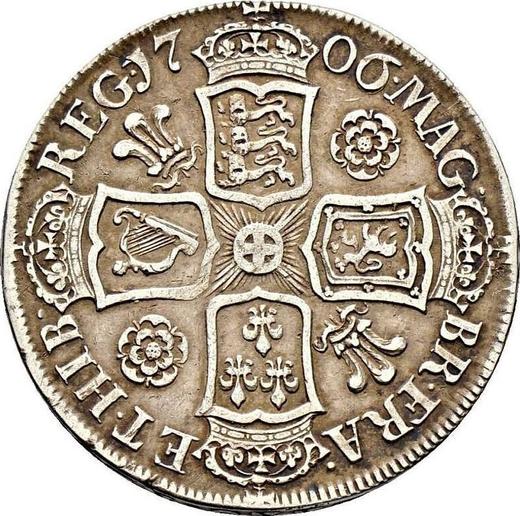 Reverse Halfcrown 1706 Roses and Plumes in angles - Silver Coin Value - United Kingdom, Anne