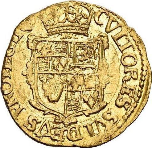 Reverse Crown no date (1625-1642) "Second bust" Anchor under the portrait - Gold Coin Value - United Kingdom, Charles I