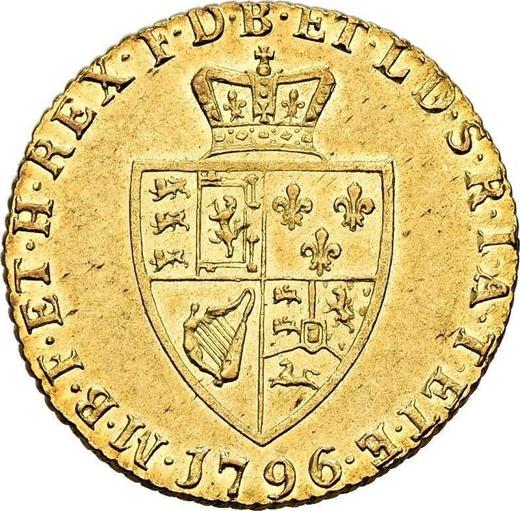 Revers 1/2 Guinee 1796 "Spaten" - Goldmünze Wert - Großbritannien, Georg III