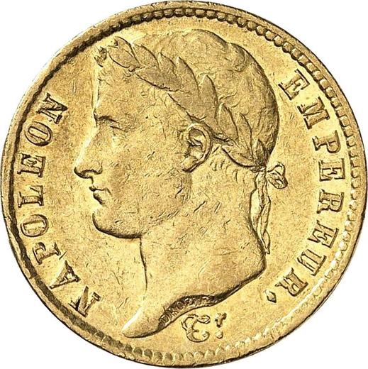 Obverse 20 Francs 1810 M "Type 1809-1815" - Gold Coin Value - France, Napoleon I