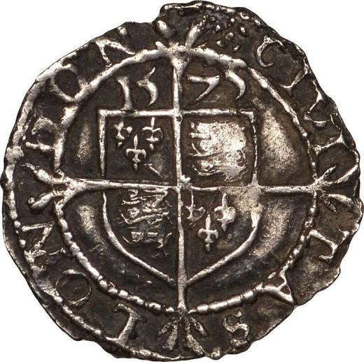 Reverse 3 Farthings 1575 - Silver Coin Value - United Kingdom, Elizabeth I