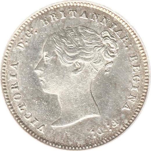 Obverse Fourpence (Groat) 1884 - Silver Coin Value - United Kingdom, Victoria
