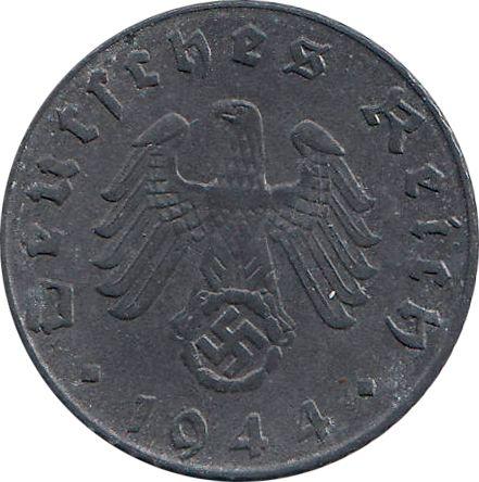 Revers 5 Reichspfennig 1944 E "Typ 1940-1944" - Münze Wert - Deutschland, Drittes Reich