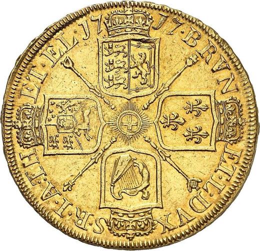 Reverse Five guineas 1717 - Gold Coin Value - United Kingdom, George I