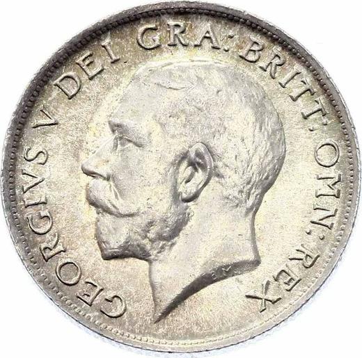 Obverse Shilling 1919 - Silver Coin Value - United Kingdom, George V