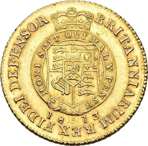 Reverse Half Guinea 1813 "Garter" - Gold Coin Value - United Kingdom, George III