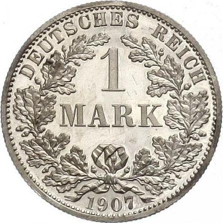 Obverse 1 Mark 1907 A "Type 1891-1916" - Silver Coin Value - Germany, German Empire