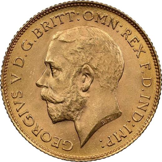 Obverse Half Sovereign 1926 SA - Gold Coin Value - RSA, George V