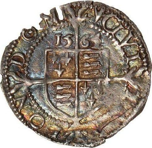 Reverse 3 Farthings 1564 - Silver Coin Value - United Kingdom, Elizabeth I