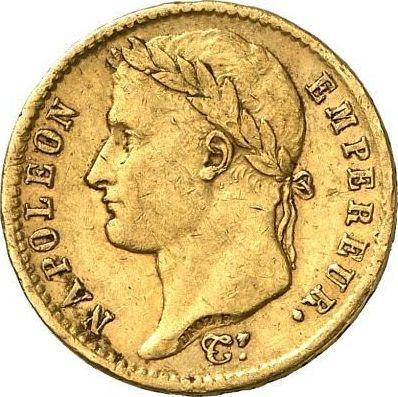 Obverse 20 Francs 1810 K "Type 1809-1815" - Gold Coin Value - France, Napoleon I