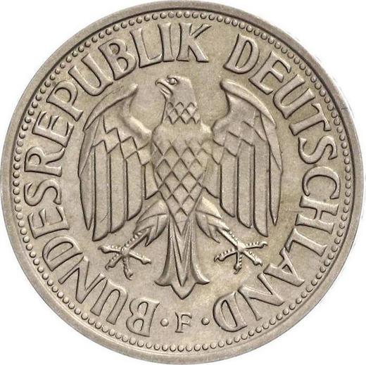 Reverse 1 Mark 1956 F -  Coin Value - Germany, FRG