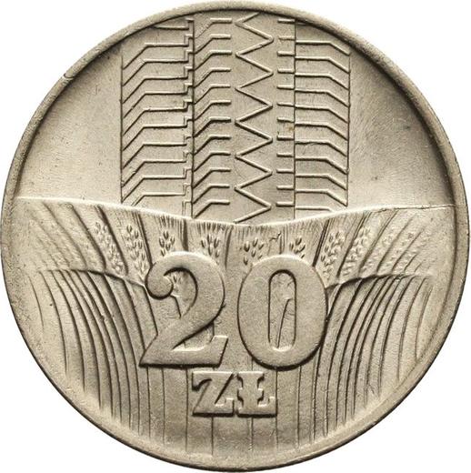 Reverse 20 Zlotych 1973 - Coin Value - Poland, Peoples Republic