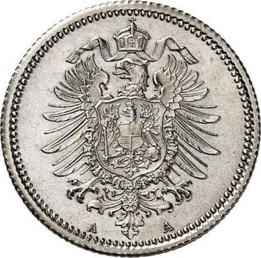 Reverse 20 Pfennig 1875 A "Type 1873-1877" - Silver Coin Value - Germany, German Empire