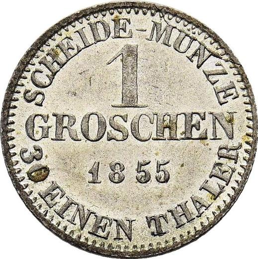 Reverse 1 Groschen 1855 F - Silver Coin Value - Saxe-Coburg and Gotha, Ernest II