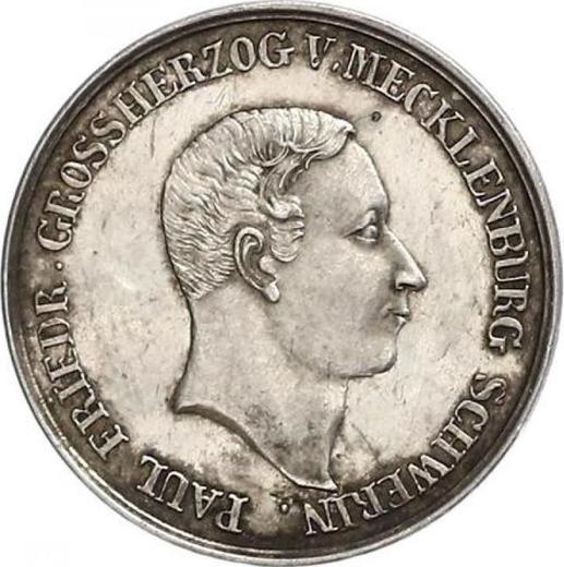 Obverse 4 Schilling 1842 "About the deceased Pablo Federico" - Silver Coin Value - Mecklenburg-Schwerin, Paul Friedrich