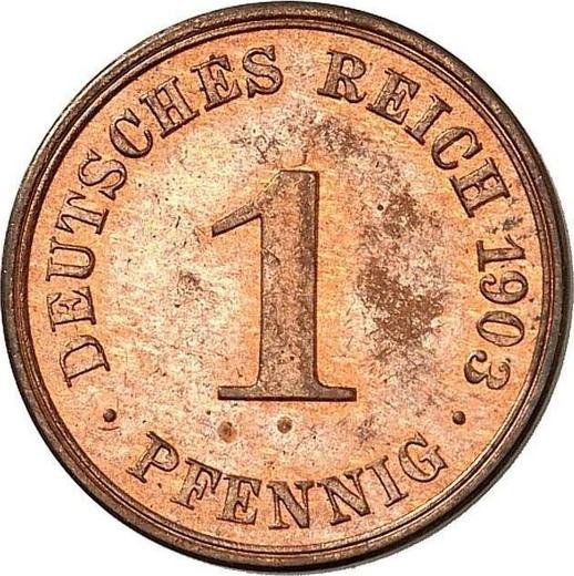 Obverse 1 Pfennig 1903 A "Type 1890-1916" -  Coin Value - Germany, German Empire