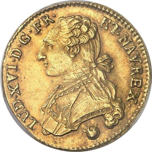 Obverse Double Louis d'Or 1778 Q - Gold Coin Value - France, Louis XVI