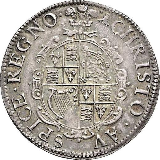 Reverse Shilling no date (1625-1642) "Fourth draped bust" Plume above the shield Without outline - Silver Coin Value - United Kingdom, Charles I