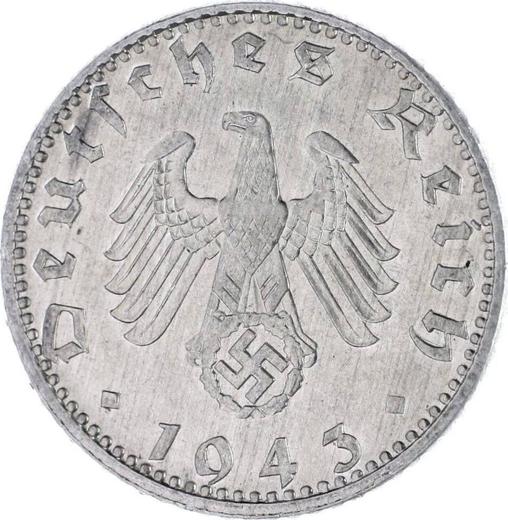 Reverse 50 Reichspfennig 1943 A "Type 1939-1944" -  Coin Value - Germany, Third Reich
