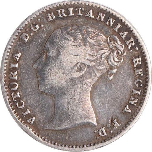 Avers 4 Pence (1 grote) 1851 "Typ 1837-1862" - Silbermünze Wert - Großbritannien, Victoria