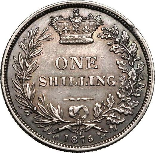 Reverse Shilling 1875 - Silver Coin Value - United Kingdom, Victoria