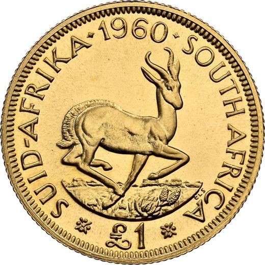 Reverse Pound 1960 - Gold Coin Value - RSA, Elizabeth II