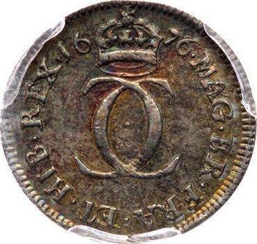 Reverso 2 peniques 1676 - valor de la moneda de plata - Gran Bretaña, Carlos II