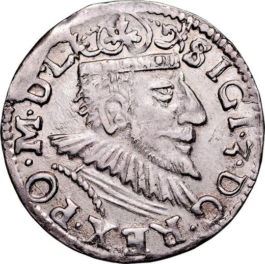 Obverse 3 Groszy (Trojak) 1593 IF "Poznań Mint" - Silver Coin Value - Poland, Sigismund III Vasa