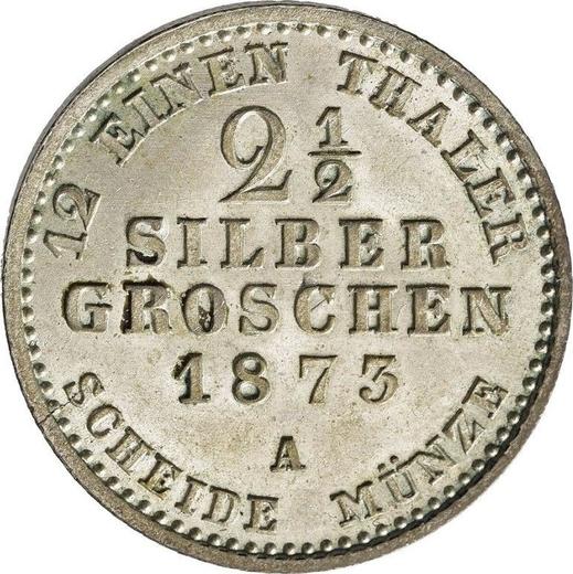 Reverse 2-1/2 Silber Groschen 1873 A - Silver Coin Value - Prussia, William I