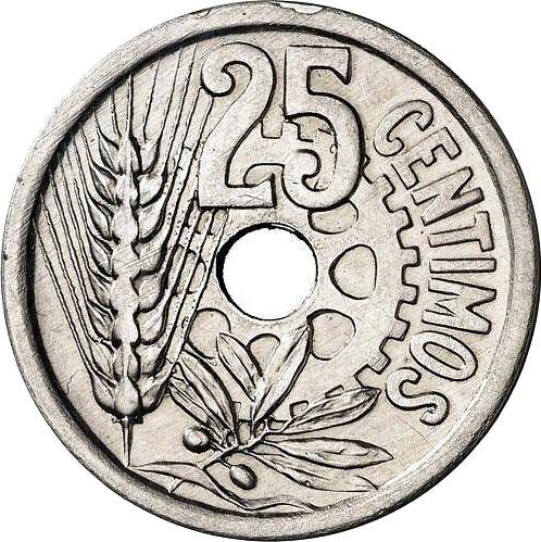Reverse Pattern 25 Céntimos 1932 -  Coin Value - Spain, II Republic