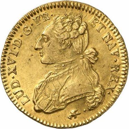 Obverse Double Louis d'Or 1775 D - Gold Coin Value - France, Louis XVI