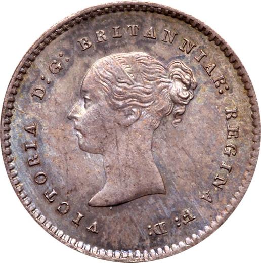 Obverse Twopence 1866 - Silver Coin Value - United Kingdom, Victoria