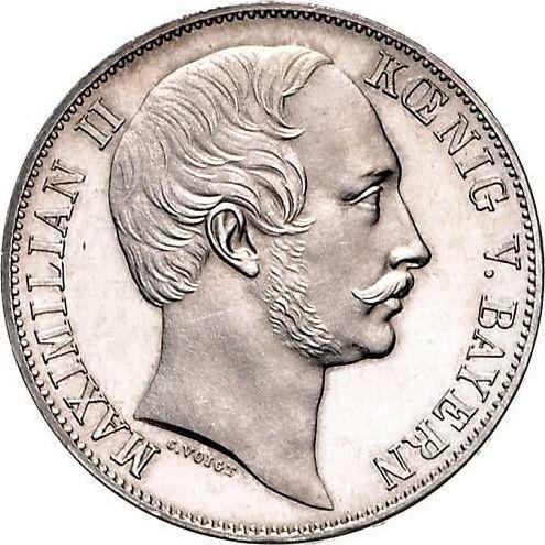 Avers Taler 1861 - Silbermünze Wert - Bayern, Maximilian II