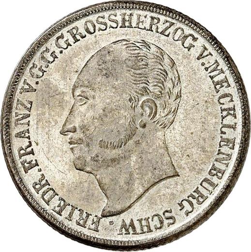 Obverse 4 Schilling 1833 - Silver Coin Value - Mecklenburg-Schwerin, Frederick Francis I