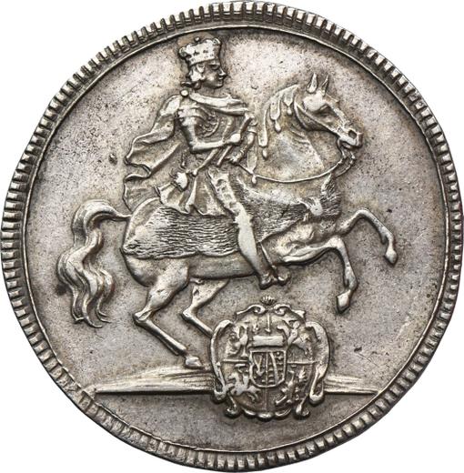Obverse 1/2 Thaler 1711 ILH "Vikariat" - Silver Coin Value - Poland, Augustus II