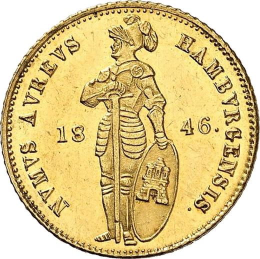 Obverse Ducat 1846 -  Coin Value - Hamburg, Free City