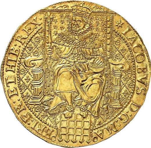 Obverse Rose Ryal no date (1619-1625) "Third coinage" - Gold Coin Value - United Kingdom, James I