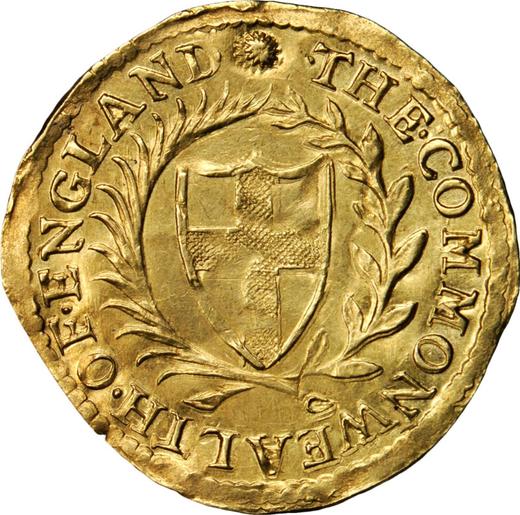 Obverse Double crown 1653 - Gold Coin Value - United Kingdom, Commonwealth