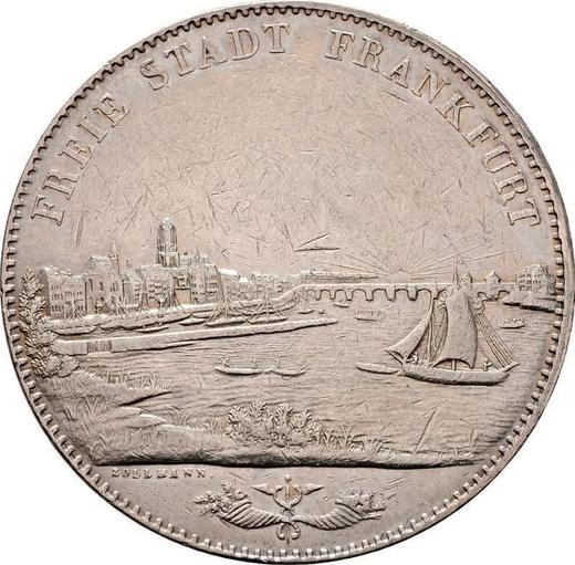Obverse 2 Thaler 1844 "Type 1840-1844" - Silver Coin Value - Frankfurt am Main, Free City