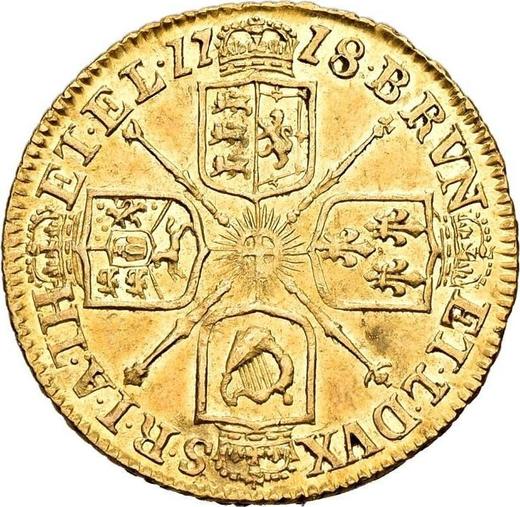 Reverse Half Guinea 1718 "First laureated bust" - Gold Coin Value - United Kingdom, George I