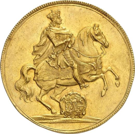 Obverse 10 Ducat (Portugal) 1711 ILH "Vikariat" - Gold Coin Value - Poland, Augustus II