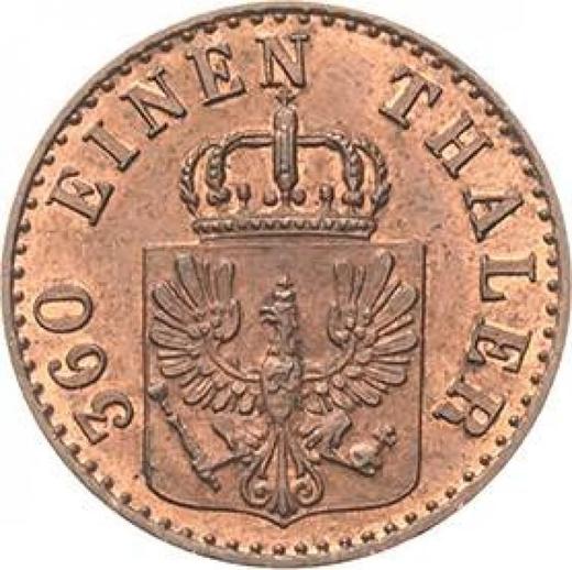 Obverse 1 Pfennig 1852 A - Coin Value - Prussia, Frederick William IV